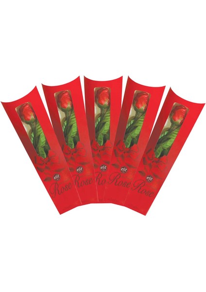 Kısa Gül Çikolata 20g 5'li Set (5x20g) Glutensiz