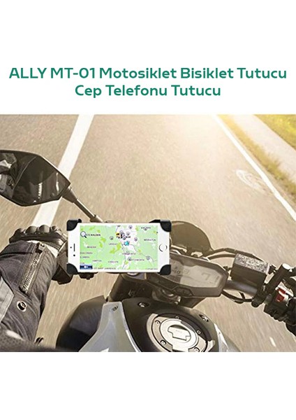 Mt-01 Motosiklet Bisiklet Tutucu Cep Telefonu Tutucu