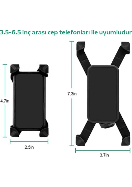 Mt-01 Motosiklet Bisiklet Tutucu Cep Telefonu Tutucu