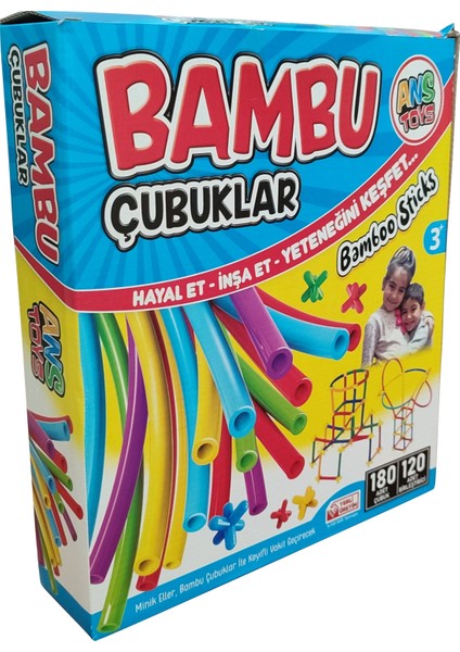 Ans Toys Süper Bambu Çubuklar 300 Parça Oyuncak Bambu Çubuk Eğitici Oyuncak