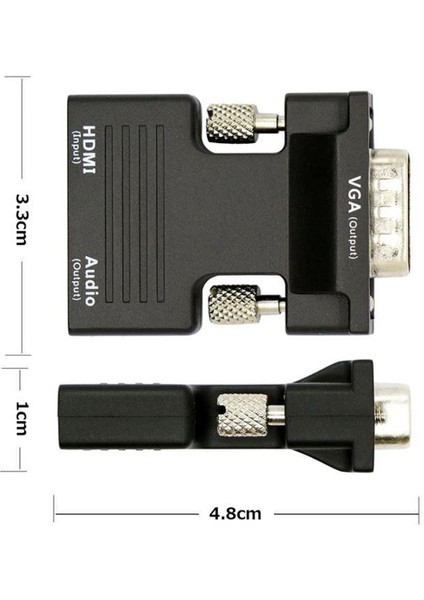 Boblov HDMI To VGA HDMI Giriş VGA Çıkış Dişi HDMI Erkek VGA HDMI Dişi VGA Erkek