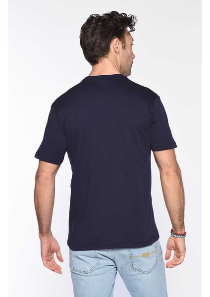 Fıona Lacivert Erkek Tshirt