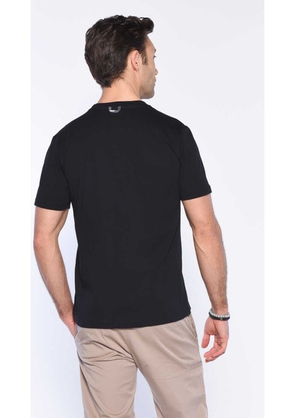 Cox Siyah Erkek Bisiklet Yaka Tshirt indirimleri
