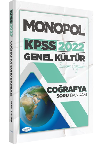 Monopol Yayınları 2022 KPSS Genel Kültür Coğrafya Tamamı Çözümlü Soru Bankası