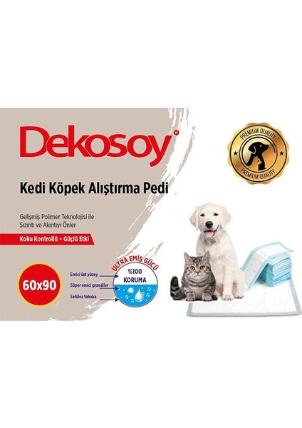 Yatak Koruyucu Köpek Kedi Çiş Pedi 60*90 25 Adet