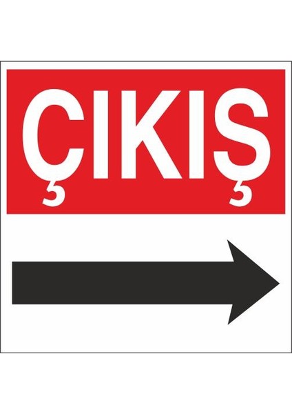 25X35 Pvc Çıkış Sağ Ok