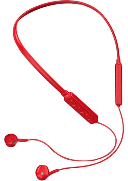 Boyun Bandı Iş Seyahat Kulak Spor Salonu GB04 Bluetooth Kulaklık Gürültü Kırmızı Iptal (Yurt Dışından)