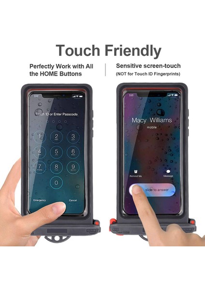Su Geçirmez Telefon Kılıfı Dalış Çantası Ipx 8 Yüzme Kılıfı Telefon Bankası Kablosu Siyah Için (Yurt Dışından) indirimleri
