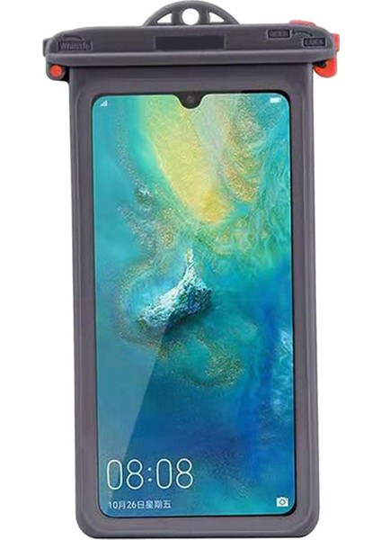 Yüzme Telefon Çanta Dalış Su Geçirmez Kılıf Yüzmek Için iPhone Xs Gri (Yurt Dışından)