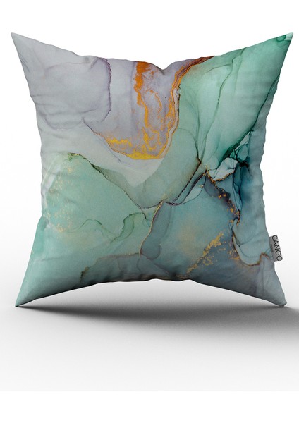 Mavi Sarı Soyut Dekoratif Dijital Baskılı Çift Taraflı Kırlent Kılıfı - Otyk028-Ct fiyatları