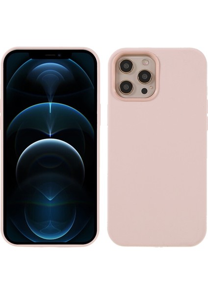 Apple Iphone 12 6.1 Inç Uyumlu Darbeye Dayanıklı Silikon Yumuşak Tpu Telefon Kılıfı - Açık Pembe (Yurt Dışından)