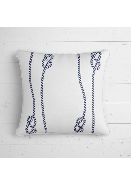 Marin Yastık Çift Tarafı Baskılı Kırlent Kılıfı