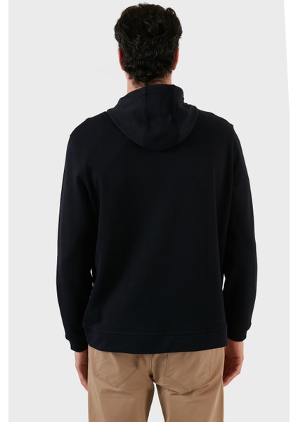 Pamuklu Baskılı Kanguru Cepli Kapüşonlu Sweat Erkek Sweat 6141004 indirimleri