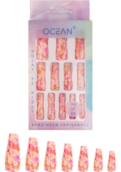 Takma Tırnak Kendinden Yapışkanlı, Tak ve Çık Balerin