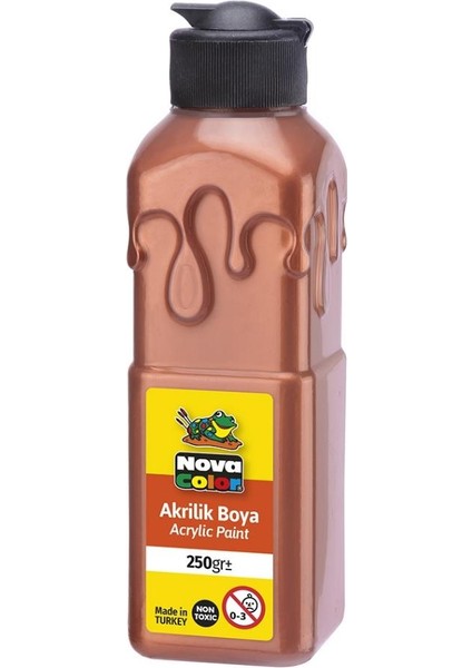 Akrilik Boya 250 ml 1 Adet Nova Color Akrilik Boyalar 250 ml 1 Adet