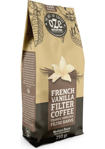 Aromalı Filtre Kahve Tanışma Seti Irish Cream, All Day Blend, Vanilya 3'lü 250G modelleri