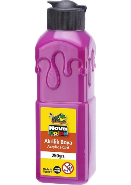 Akrilik Boya 250 ml 1 Adet Nova Color Akrilik Boyalar 250 ml 1 Adet