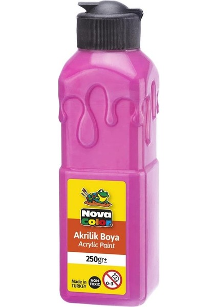 Akrilik Boya 250 ml 1 Adet Nova Color Akrilik Boyalar 250 ml 1 Adet