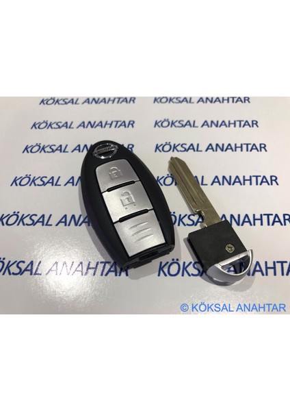 Nissan Qashqai X-Trail 3 Tuşlu Smart Kumanda Kabı