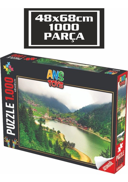 Ans Toys Uzungöl 1000 Parça (48 x 68) Puzzle