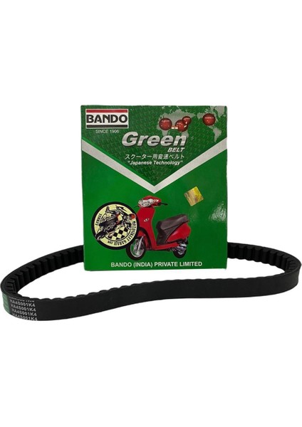 Bando HA4S001K4 Motosiklet Kayışı Yeşil