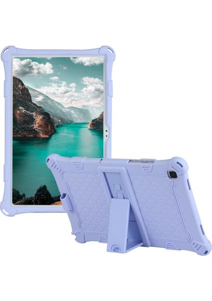 Pc + Hibrit Samsung Galaxy Tab A7 10.4 (2020) Için Tablet Kılıfı - Mor (Yurt Dışından)