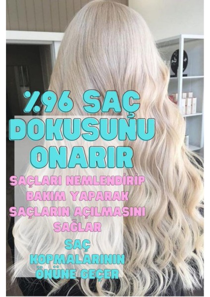 Blonder Line Yanmış, Yıpranmış ve İşlem Görmüş Tüm Saçlar İçin Argan Yağlı Akıllı Toz Açıcı - 500 GR