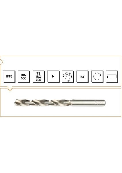 Makina Takım Matkap Ucu Sil Saplı 20,5 mm