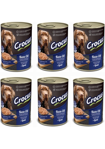 Yetişkin Köpek Kuzu Etli Yaş Mama 6X400G