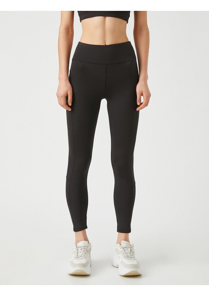 2SAK40118NK Normal Kalıp Siyah Kadın Tayt modelleri