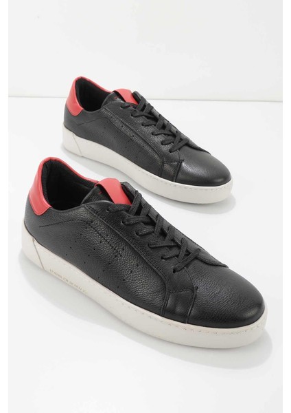 Siyah Leather Erkek Sneaker E011200003