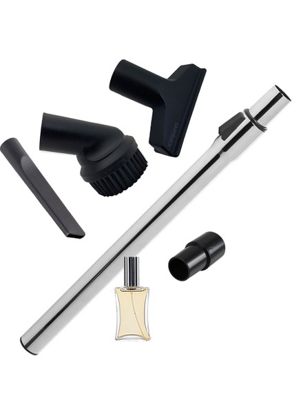 Goldmaster Uyumlu Gm 7575 Zen Multi Cyclonic Elektrikli Süpürge Mini Başlık Seti Teleskopik Boru