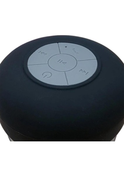 Bluetooth Hoparlör, Su Geçirmez Mini Stereo Dahili Mikrofon Kablosuz Duş Hoparlörleri, Banyo Araba Plajı Için Vantuz Uzun Playtime - Siyah fırsatları