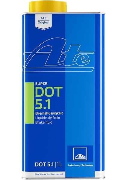 Super Dot 5.1 Yüksek Performanslı Fren Hidrolik Yağı 1 Litre