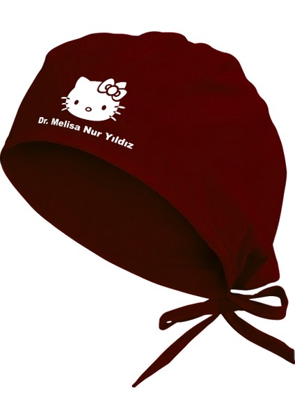 Hello Kitty Cerrahi Bone Bordo