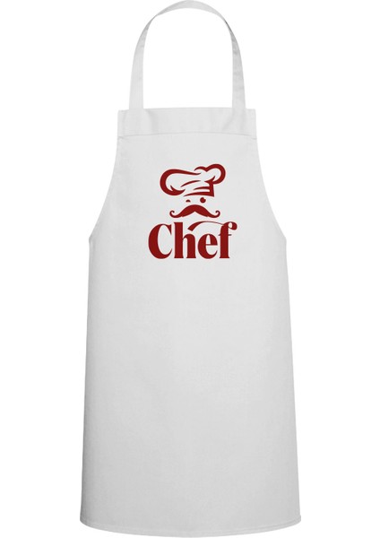 Chef Özel Baskılı Chef Mutfak Önlüğü