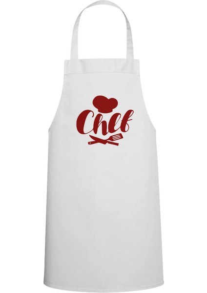 Chef Özel Baskılı Chef Mutfak Önlüğü