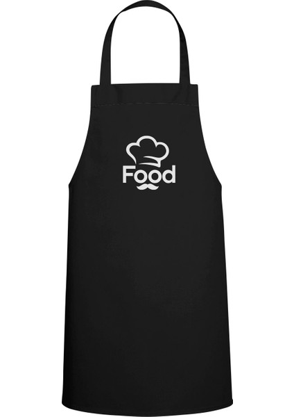 Food Özel Baskılı Chef Mutfak Önlüğü