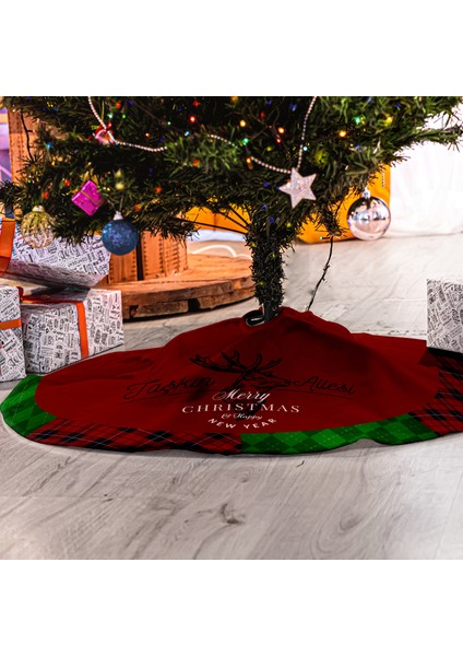 Christmas Hediyesi Aile Ismine Özel Çam Ağacı Eteği fırsatları