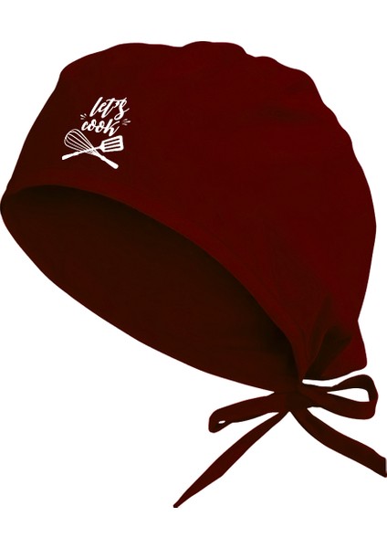 Aşçı Kep | Chef Bonesi | Aşçı Bonesi | Tasarım Trend Bordo