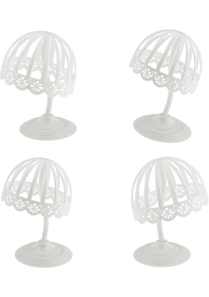 4x Dayanıklı Kubbe Şekli Çocuk Toddlers Bere Şapka Ekran Raf Peruk Tutucu Raf (Yurt Dışından)