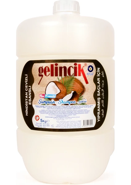 Şampuan Hindistan Cevizi 5 lt