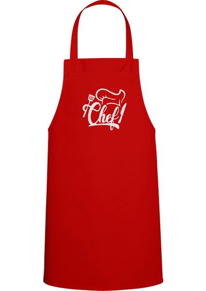 Chef Özel Baskılı Chef Mutfak Önlüğü