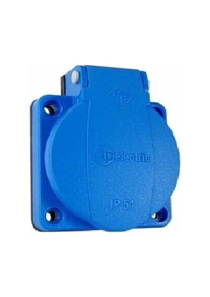 Tplast IP54 1X16A Pano Prizi Mavi 40 Adet 3101-310-0900