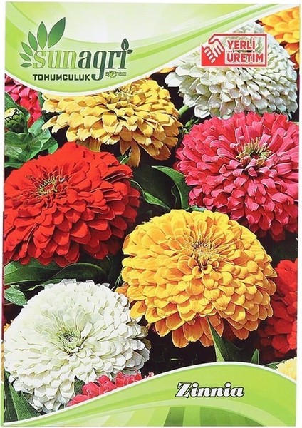 Sunagri Zinnia Çiçek Tohumu