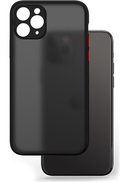 Apple iPhone 13 Pro Max London Serisi Darbeye Dayanıklı Kılıf - Buzlu Siyah modelleri