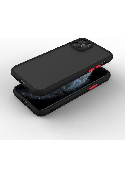 Apple iPhone 13 Pro Max London Serisi Darbeye Dayanıklı Kılıf - Buzlu Siyah fırsatları