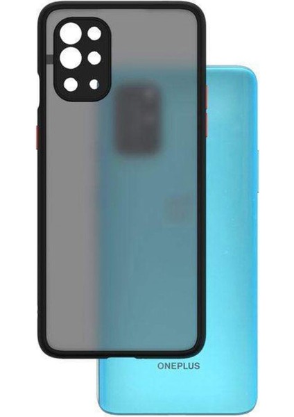 Oneplus 9r London Serisi Darbeye Dayanıklı Kılıf - Buzlu Siyah
