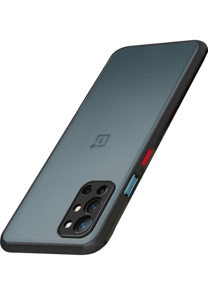 Oneplus 9r London Serisi Darbeye Dayanıklı Kılıf - Buzlu Siyah