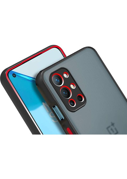 Oneplus 9r London Serisi Darbeye Dayanıklı Kılıf - Buzlu Siyah